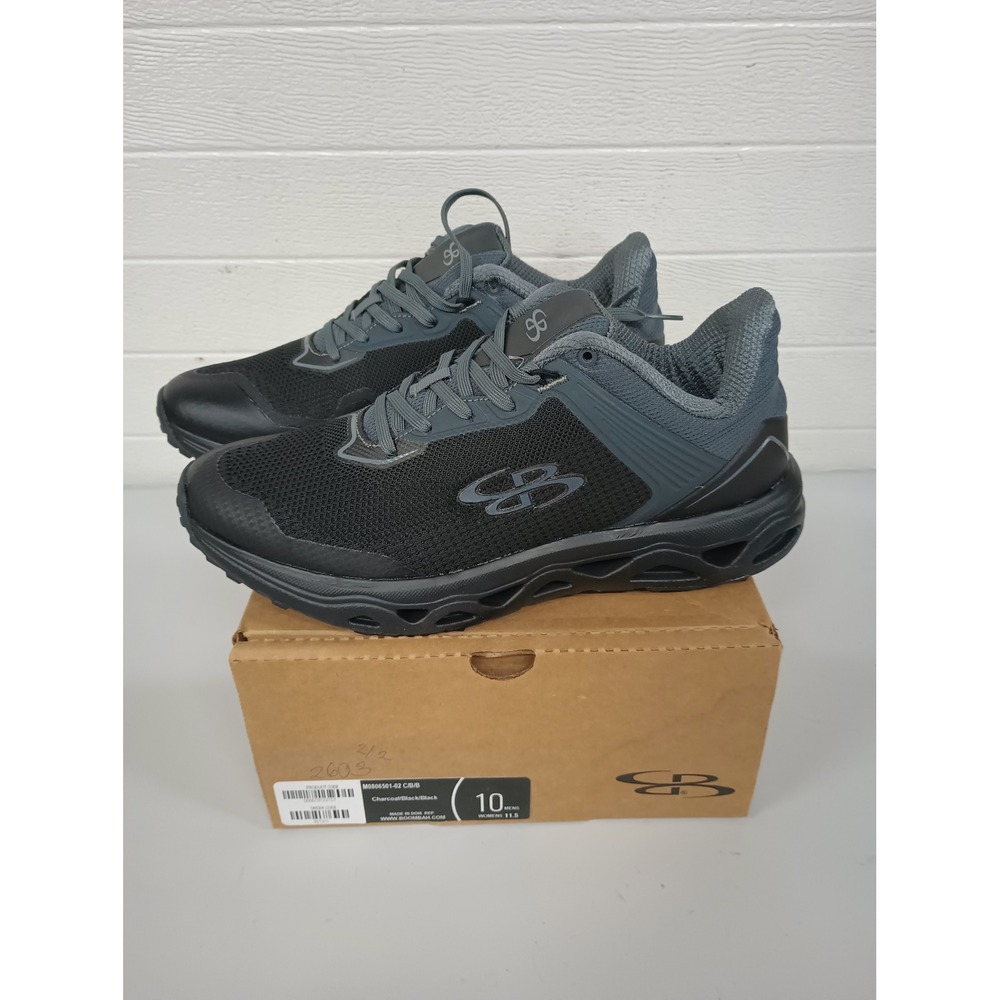 Boombah Mens Charcoal Black Athletic Training Shoes M0806501-02 Size 10 NEW